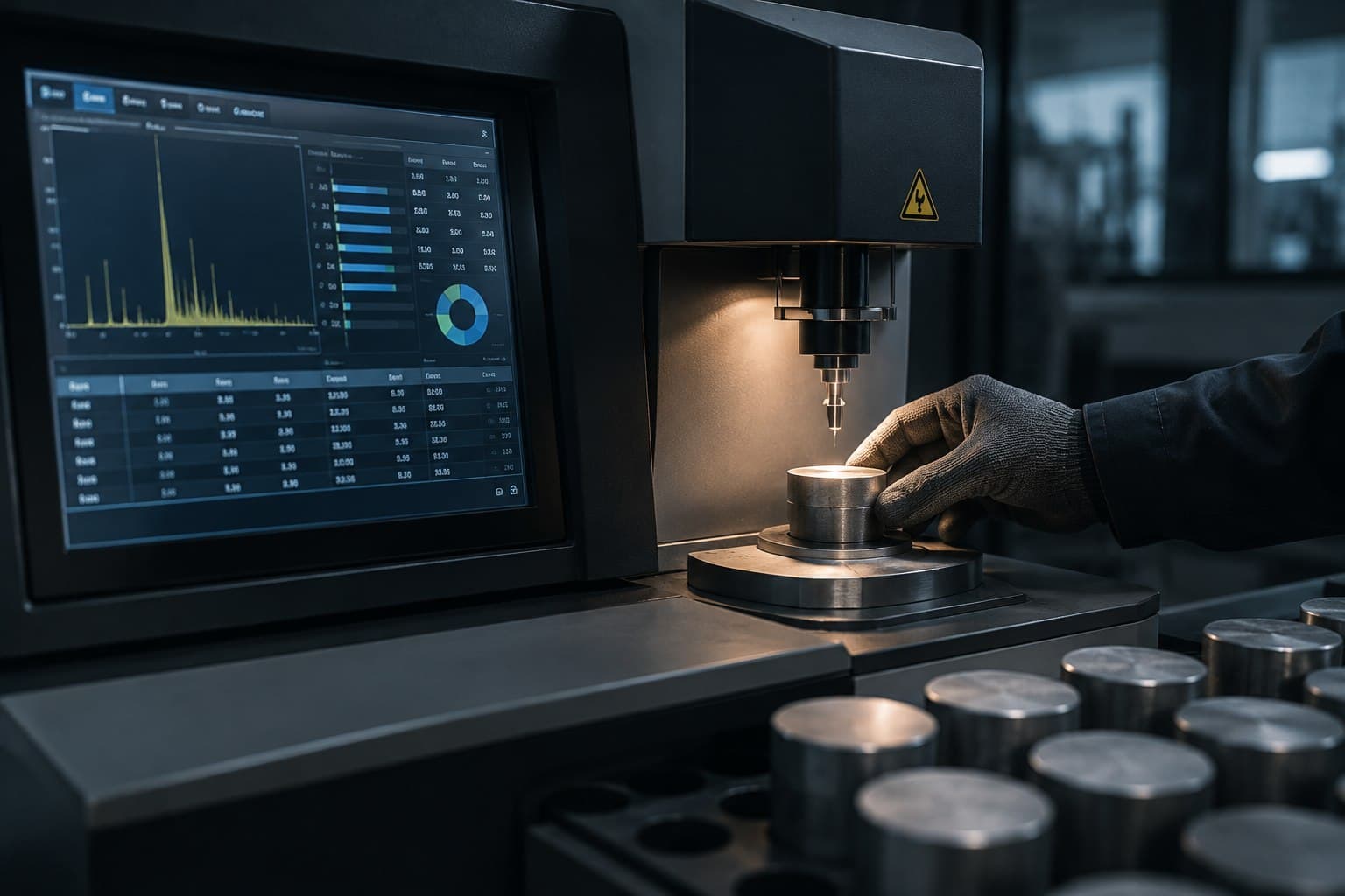 Spectrometer-certified composition